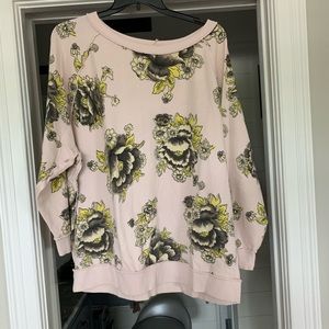 Go on get floral sweatshirt
